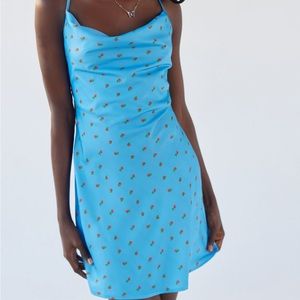 Urban Outfitters Mallory Cowl Neck Slip Dress